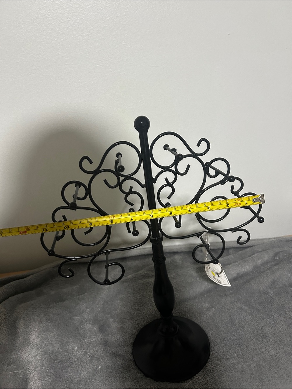 NWT Jewelry tree stand Sheffield Home Black Swirl - Picture 3 of 7